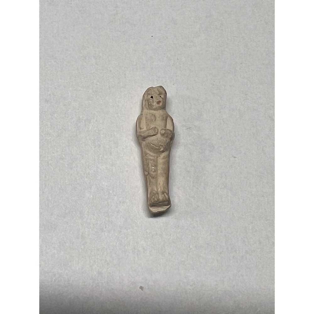 Antique Miniature Bisque Pottery Doll Frozen Charlotte Figurine 1.25‎ Inch Tan